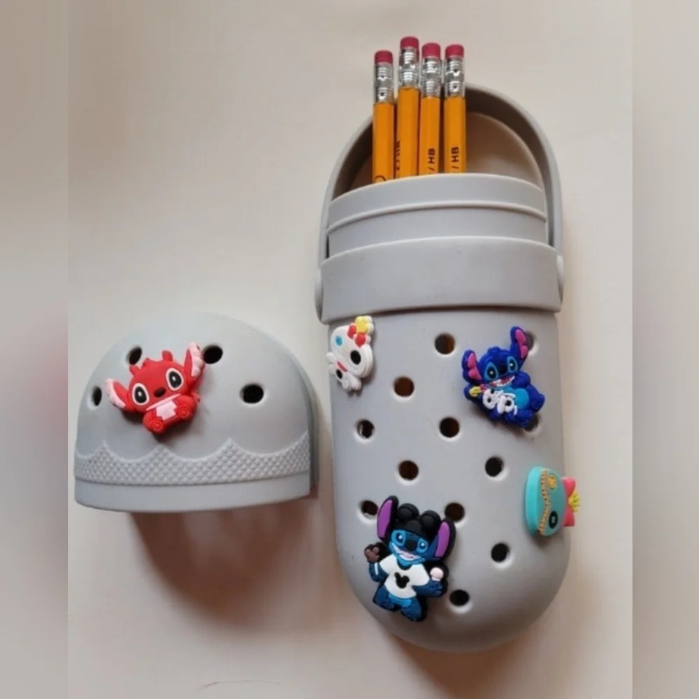 Shoe Charm Bundle 5 Baby Yoda Charms Pencil Case & Bracelet Works With Crocs